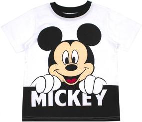 img 1 attached to Disney Boys 3-Pack T-Shirts: Diverse Selection featuring the Lion King, Cars, and Mickey Mouse