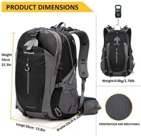 img 2 attached to Waterproof Lightweight Trekking Backpacks: Perfect for Adventure