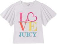 stylish and chic: juicy couture 👚 girls' fashion tee for the trendy young fashionistas logo