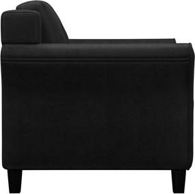 img 2 attached to 🪑 Lifestyle Solutions Grayson Micro-fabric Chair in Black: Stylish, Comfortable, and Versatile