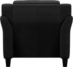 img 1 attached to 🪑 Lifestyle Solutions Grayson Micro-fabric Chair in Black: Stylish, Comfortable, and Versatile