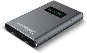 img 4 attached to 🎥 iColink 4K Capture Card: Capture, Stream & Record in HD 1080P 60FPS. Perfect for PS4, Nintendo Switch, Xbox, DSLR & Webcam. Windows & Mac Compatible - OBS Supported. (Gray)