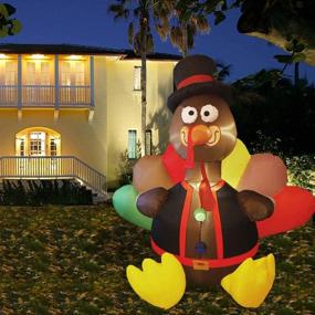 img 4 attached to Winemana Thanksgiving Inflatable Lighted Decoration