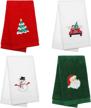 christmas kitchen decorative dishcloth supplies logo
