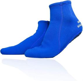 img 4 attached to Dwave WACOOL 3mm Neoprene Beach Aqua Yoga Socks | Ideal for Sand Playing, Scuba Diving, Snorkeling, Swimming & All Water Sports