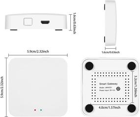 img 3 attached to 🏢 TEEKAR Tuya ZigBee Hub 3.0: Ultimate Control for 55 Smart Devices