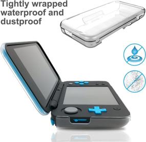 img 3 attached to 📱 Crystal Clear Cover Case for New Nintendo 2DS XL - Compatible with Nintendo 2DS XL