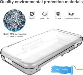 img 2 attached to 📱 Crystal Clear Cover Case for New Nintendo 2DS XL - Compatible with Nintendo 2DS XL