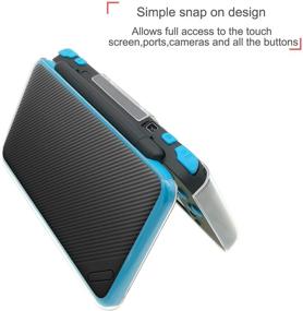 img 1 attached to 📱 Crystal Clear Cover Case for New Nintendo 2DS XL - Compatible with Nintendo 2DS XL