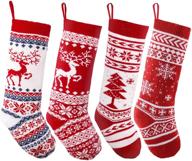 joyin christmas stockings reindeer decorations logo