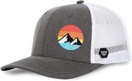 🧢 wue trucker hat: embrace outdoor adventures with snapback hats for men logo