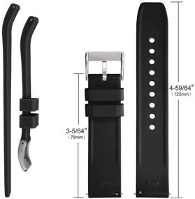 img 2 attached to WOCCI Silicone Watch Band 22Mm