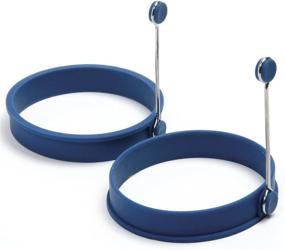 img 4 attached to Premium Norpro Silicone Pancake/Egg Rings - Set of 2