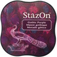 💜 gothic purple tsukineko stazon midi ink pad: vibrant and long-lasting ink for creative projects logo