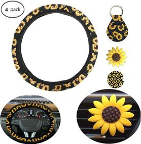 img 4 attached to Sunflower Steering Sunflowers Quarter Accessories