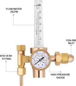 img 3 attached to 🔧 Enhanced Precision: HZXVOGEN Flowmeter Regulator for Optimum Welding Pressure Control