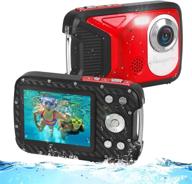 📷 explore the depths with our full hd 1080p waterproof camera - perfect for snorkeling, swimming, and travel logo