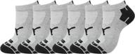 🧦 ultimate comfort and style: puma men's 6 pack low cut socks логотип