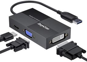 img 4 attached to Адаптер USB к HDMI VGA DVI - Конвертер USB 3.0 для нескольких мониторов - Поддерживает 2K Full HD 2048x1152 - Совместим с Windows 7/8/10, Mac OS X и другими