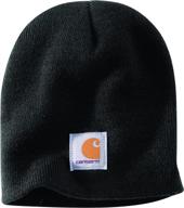 🧢 carhartt men's knit beanie - stylish and warm winter hat for men logo