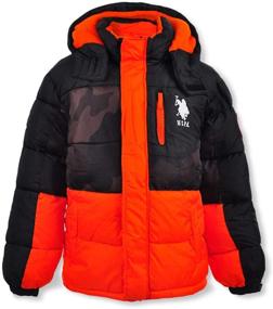 img 1 attached to Assn Woven 600mm Coated Jacket for Boys: Trendy Jackets & Coats for Kids