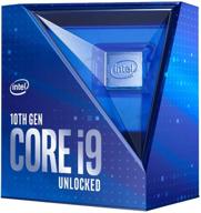 🚀 high-performance intel core i9-10850k desktop processor: unlocked 10 cores up to 5.2 ghz (lga1200) logo