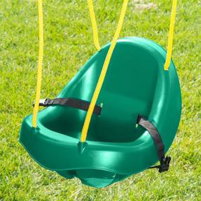 img 2 attached to 🟩 Vibrant Green Child Swing: A Fun and Safe Outdoor Activity for Kids