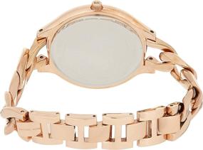 img 3 attached to ⌚ MK3223 Slim Runway Rose Gold-Tone Stainless Steel Bracelet Watch by Michael Kors - Women's Stylish Timepiece
