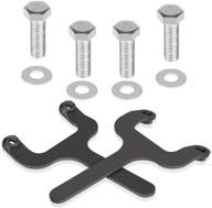 🔧 enhance rear shock mount – rear bar pin flag nut kits for jeep cherokee xj 1984-2001 4wd 2wd (black, 2-set) logo