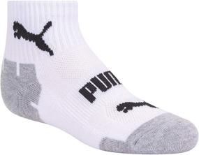 img 3 attached to 🧦 PUMA Boys 6 Pack Quarter Crew Socks: Comfortable and Stylish Footwear for Active Kids