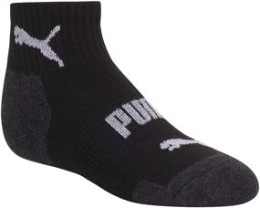 img 1 attached to 🧦 PUMA Boys 6 Pack Quarter Crew Socks: Comfortable and Stylish Footwear for Active Kids