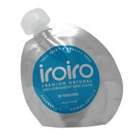 iroiro premium natural semi permanent turquoise hair care logo