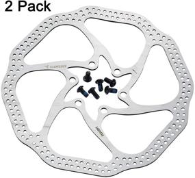 img 1 attached to Bicycle Disc Brake Rotor Set: High-Quality 160mm/180mm Bike Disc Brake Rotors with Bolts for MTB & Road Bikes