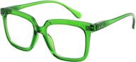 women's eyekepper oversized reading glasses: large frame readers logo