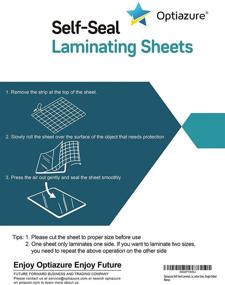 img 3 attached to Optiazure Self Seal Laminating Sheets Inches