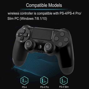 img 3 attached to Wireless Controller Vibration Controllers Compatible