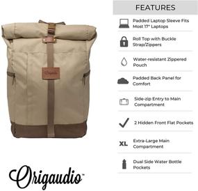 img 1 attached to 🎒 Dorado Roll Top Pack by Origaudio