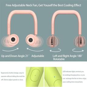 img 3 attached to Personal Necklace Hand Free Adjustable Rechargeable Heating, Cooling & Air Quality