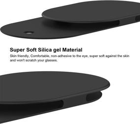 img 1 attached to Engwai Eye Patch: 2-Pack Black Glasses Cover for Adults & Kids - Effective Eye Patch Solution