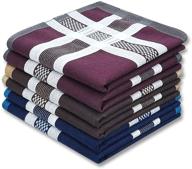 🧣 assorted color men's cotton handkerchiefs - zenssia men's accessories in handkerchiefs logo