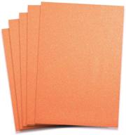 🌟 rozzy crafts - neon orange glitter htv vinyl - 5 sheets (12x10 inches) - compatible with cricut, silhouette, and all cutting machines logo