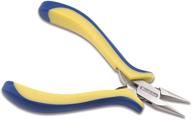 🔧 beadalon ergo style blue/yellow chain nose pliers: premium quality crafting tool logo