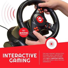 img 1 attached to Deluxe Gaming Steering Compatible Nintendo Switch