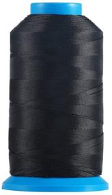 img 4 attached to 🧵 Yoker Bonded Nylon Sewing Thread 1500 Yard - Size 69 T70 210D/3 - Ideal for Embroidery Machines, Leather, Bags, Shoes, and Canvas - Color: Black