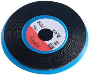 img 3 attached to 🧵 Yoker Bonded Nylon Sewing Thread 1500 Yard - Size 69 T70 210D/3 - Ideal for Embroidery Machines, Leather, Bags, Shoes, and Canvas - Color: Black