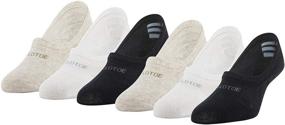 img 4 attached to Gold Toe Women's Everyday Ballerina Socks - 6 Pairs Black Assorted in Medium - Comfy and Stylish!