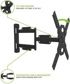 img 1 attached to Kanto PS400 Full Motion TV Mount: Fits 30 to 70-inch Screens - Enhance SEO