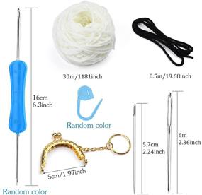 img 3 attached to Crochet Making Kit Beginners Knitting