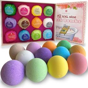 img 4 attached to 🛀 Bellisso 12​ Bath Bombs Gift Set - Luxurious Self Care Spa Kit for Women and Men with​ Essential Oils - Elevate Your ​Shower Experience to Pure Bliss