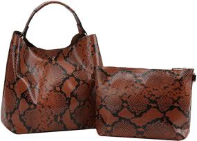 img 3 attached to Fashion Designer Leather Handbag Republic